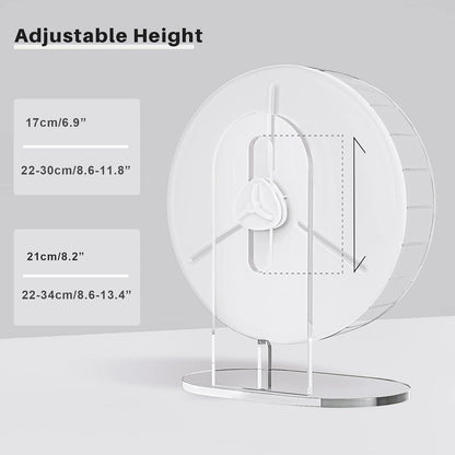 Leises Hamster-Laufrad 17 cm für kleine Haustiere