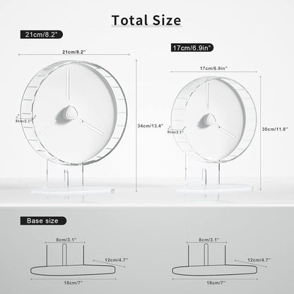 Leises 17 cm Hamster Laufrad für syrische Zwerghamster, Rennmäuse und