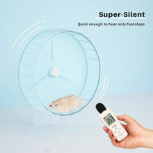 Leises 17cm Hamsterrad für kleine Haustiere Blau