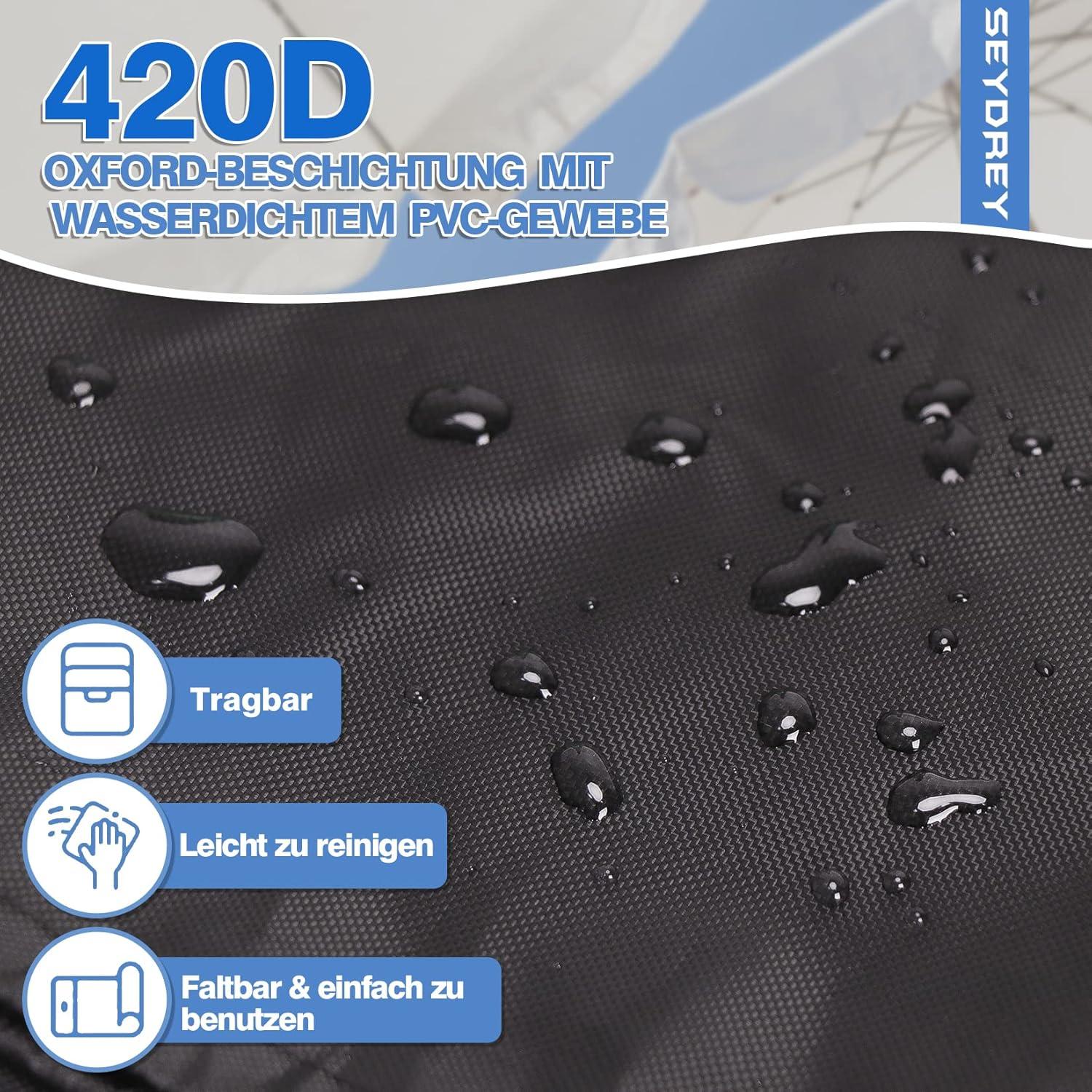 Sonnenschirm Schutzhülle für 2m-4m Ampelschirm 420D, mit Stab