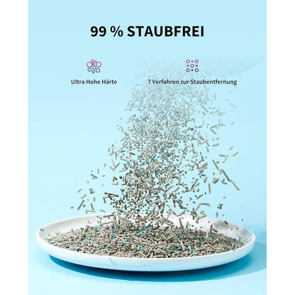 PETKIT 5-in-1 Tofu-Katzenstreu 7.2kg, Spülbar, Aktivkohle