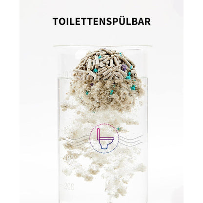 PETKIT 5-in-1 Tofu-Katzenstreu 7.2kg, Spülbar, Aktivkohle