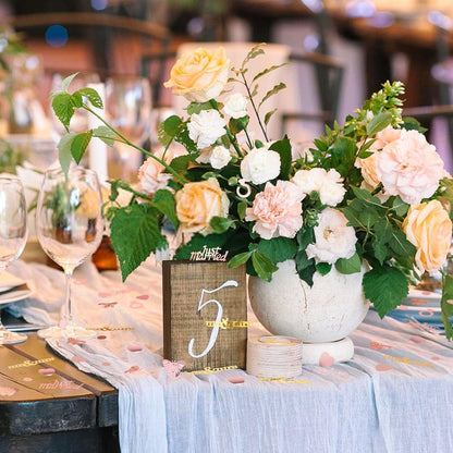 Roségold Hochzeit Streudeko Herz Konfetti Tischdeko Just Married 70g
