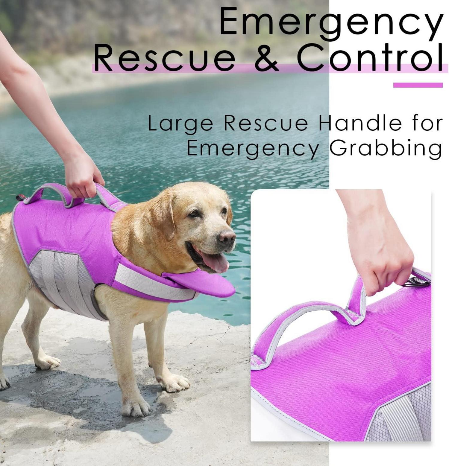 Hund Schwimmweste Rettungsweste Reflektierend Auftrieb Größe XL