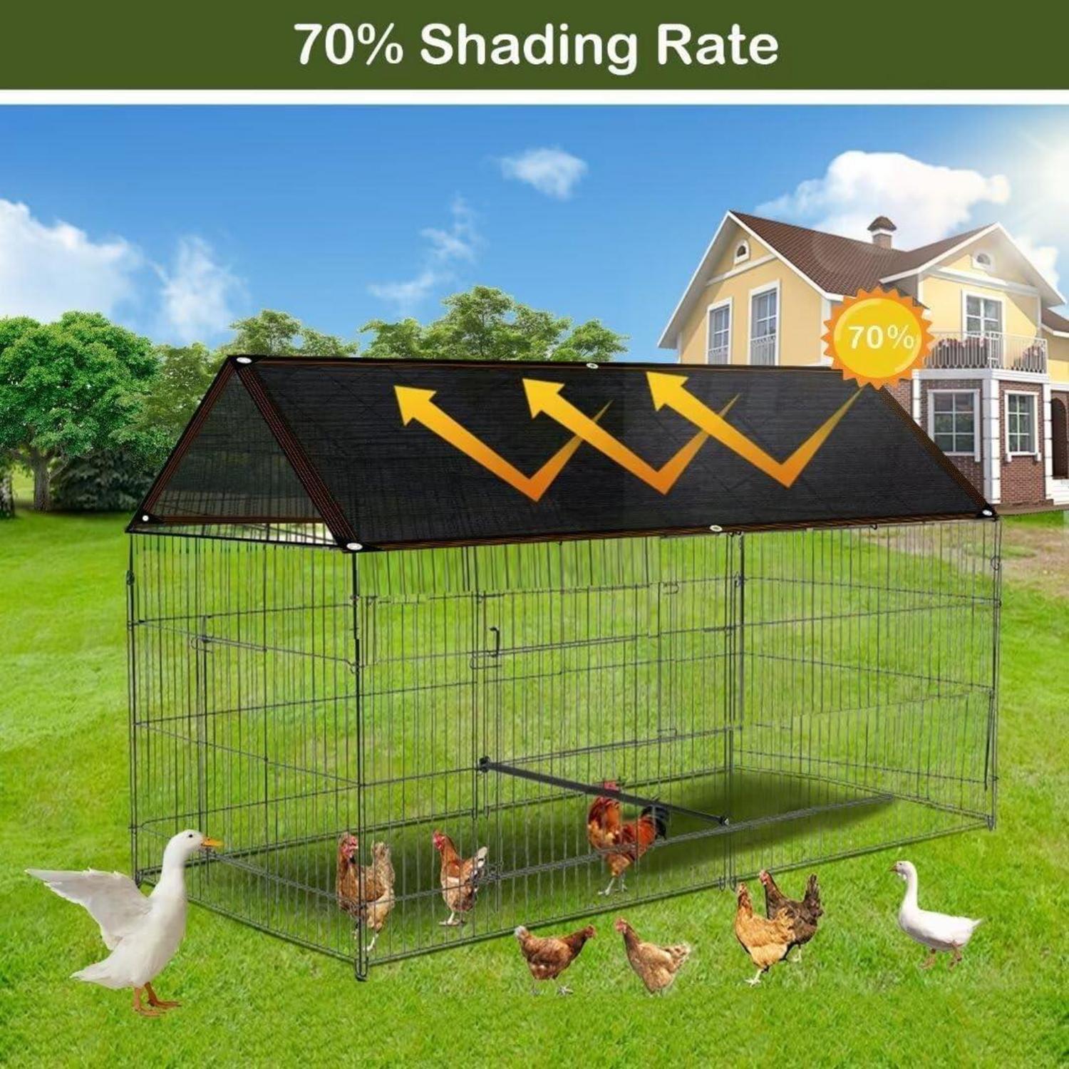 Sonnensegel rechteckig Balkon Schattennetz UV-Schutz 2x6m schwarz