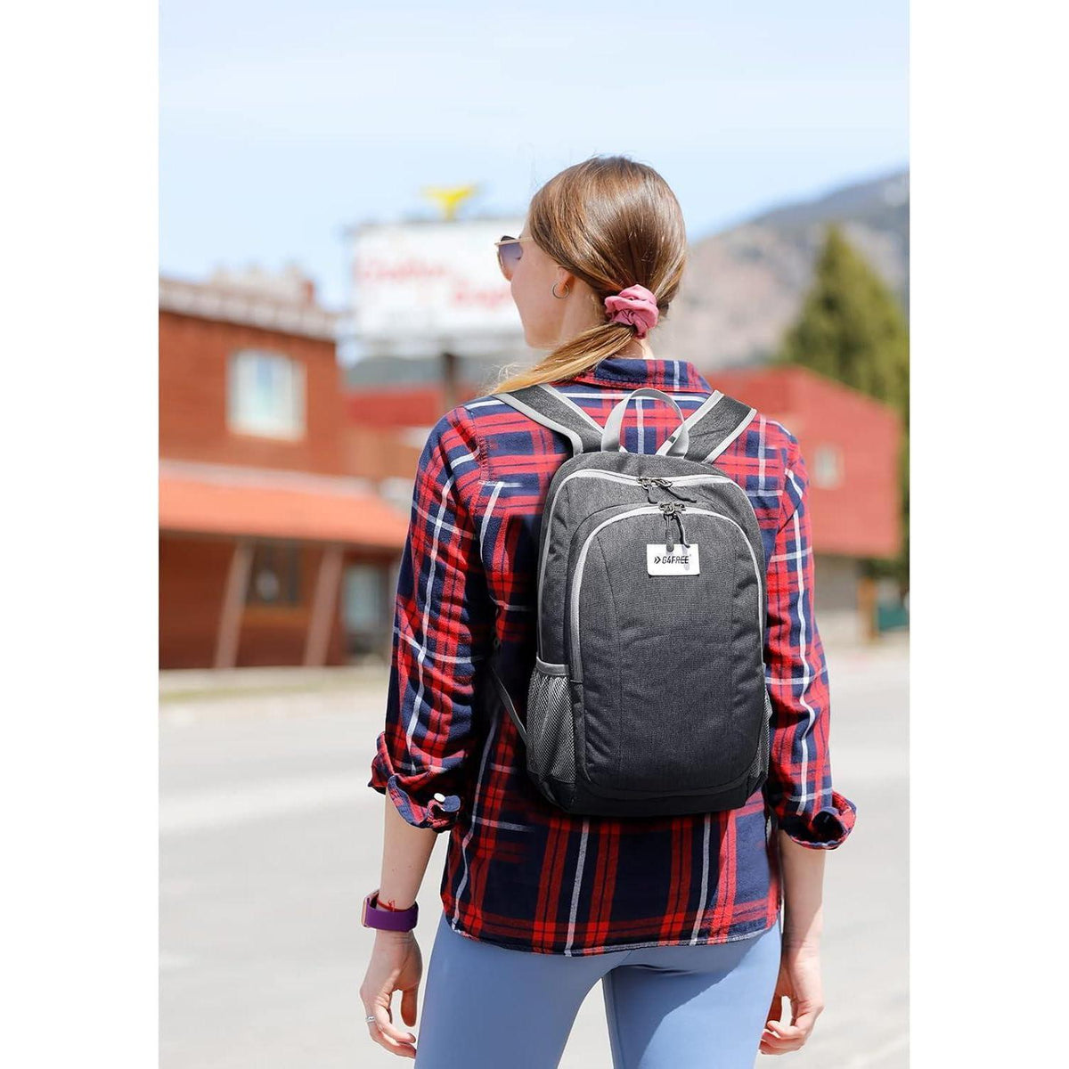 Mini Wanderrucksack 10L, wasserdicht, dunkelgrau
