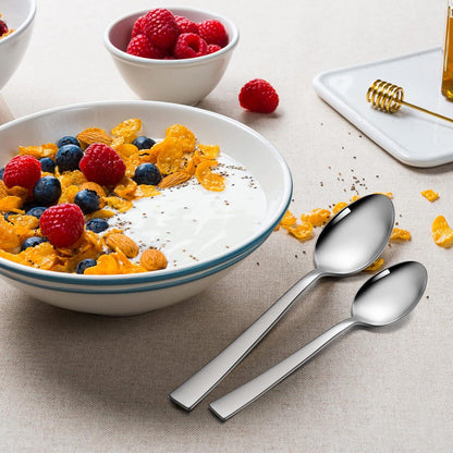 Herogo 20-teilig Edelstahl Besteckset für 4 Personen, Silber Besteck Set