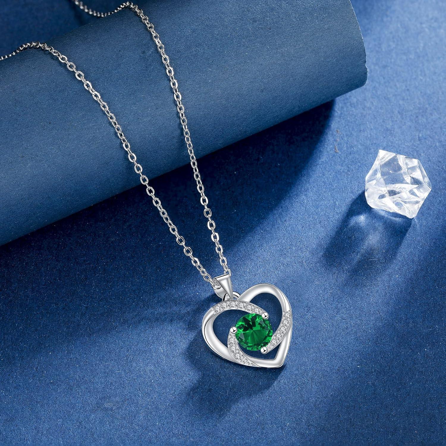 Herz Kette Damen 925 Silber Anhänger Halskette Muttertag Geschenk
