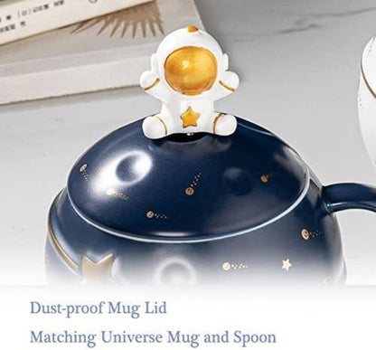 Kawaii Astronaut Tasse Planet Weltraum Prägung Keramik Becher