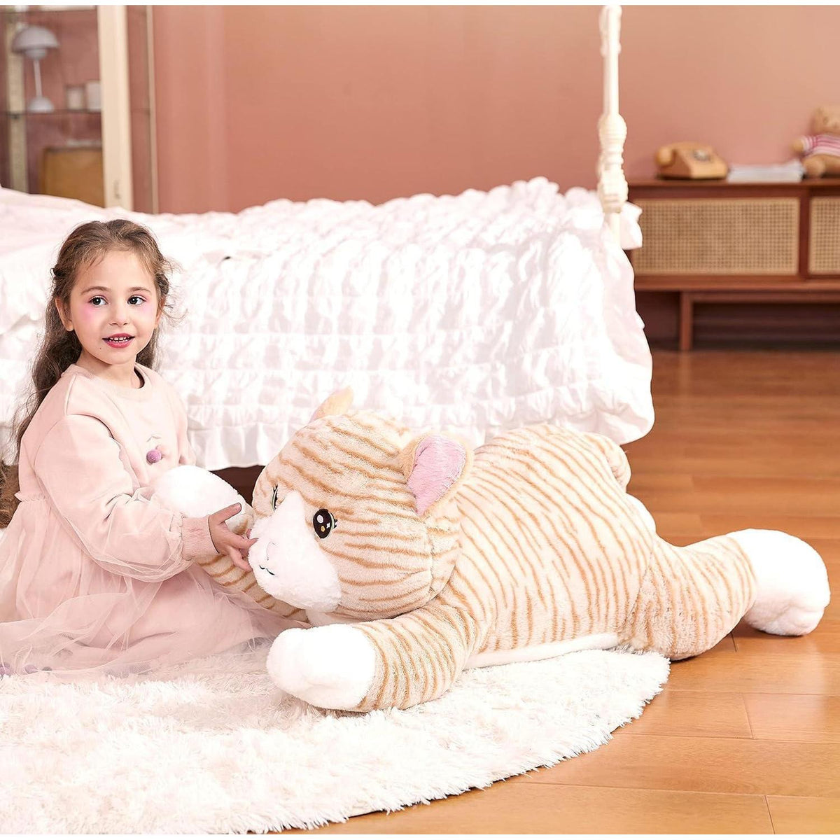 Riesen Katze Kuscheltier 78cm - Plüschtier Geschenk für Kinder