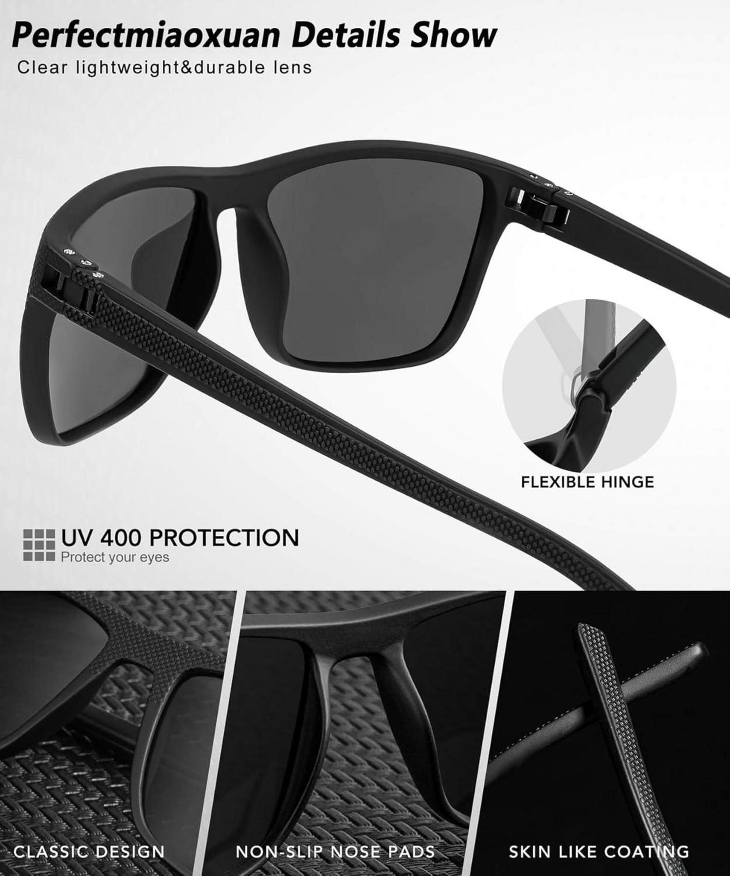 Polarisierte Sonnenbrille Herren/Damen Vintage Klassisch HD-Pilotobjektive