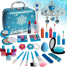 Kinderschminke Set Mädchen Make-Up Schminkkoffer Spielzeug
