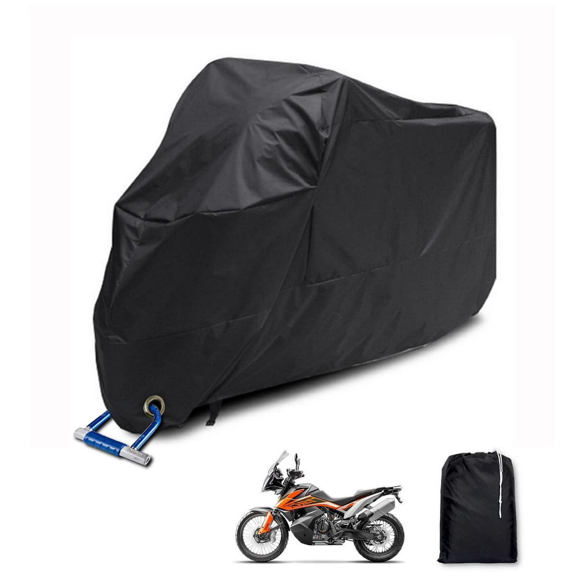 Motorrad Abdeckplane Wasserdicht 245x105x125cm – Winterfest & Sicher