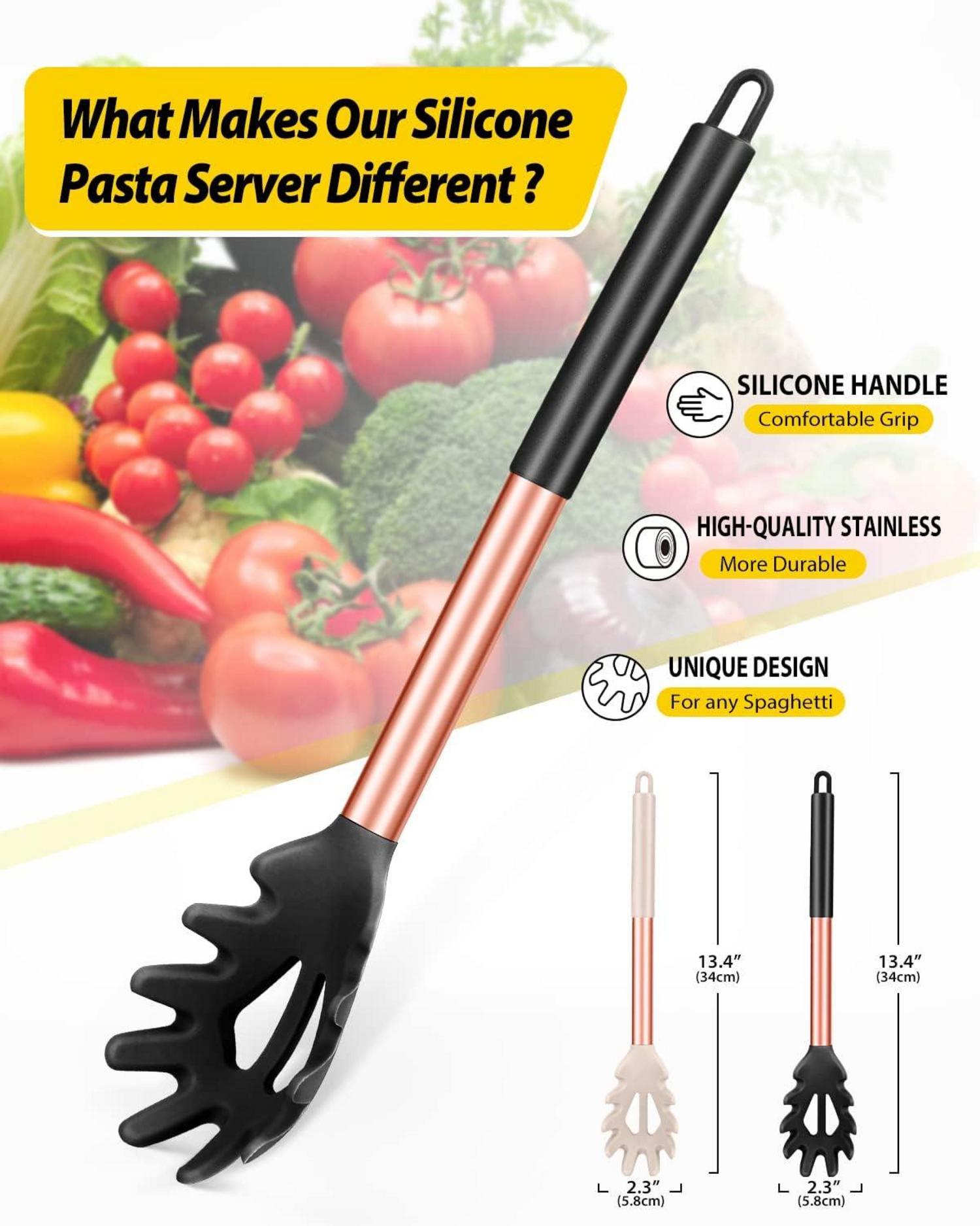 Bundlepro 2er Silikon Spaghettilöffel Set