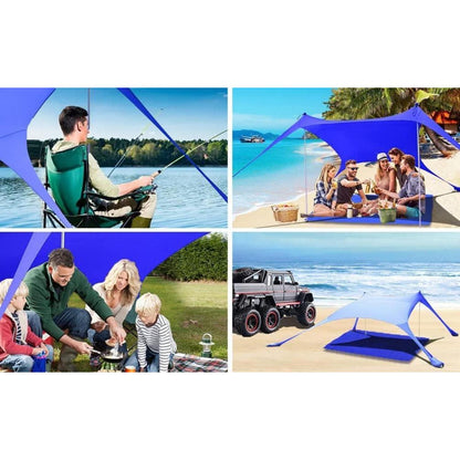 Strandzelt Pop-Up 2x2.1 m LSF 50 Sonnenschutz