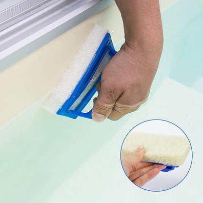 Pool Schwamm 2er Set - Randreiniger Poolschwamm für Pool Reinigung Schwamm Blau