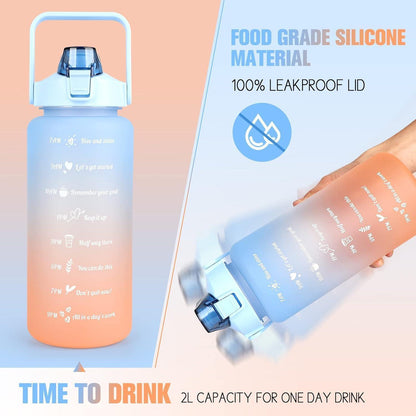 2L Trinkflasche BPA Freie Sport Wasserflasche mit