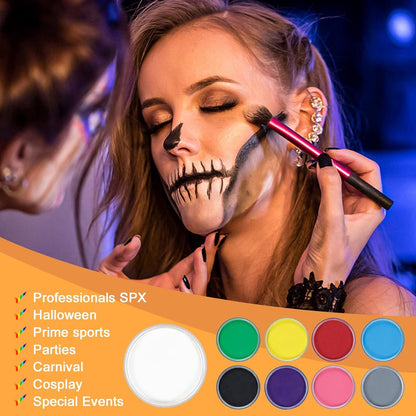 Halloween Schminke Set 30gx2 für Kinder Erwachsene Cosplay Zombies