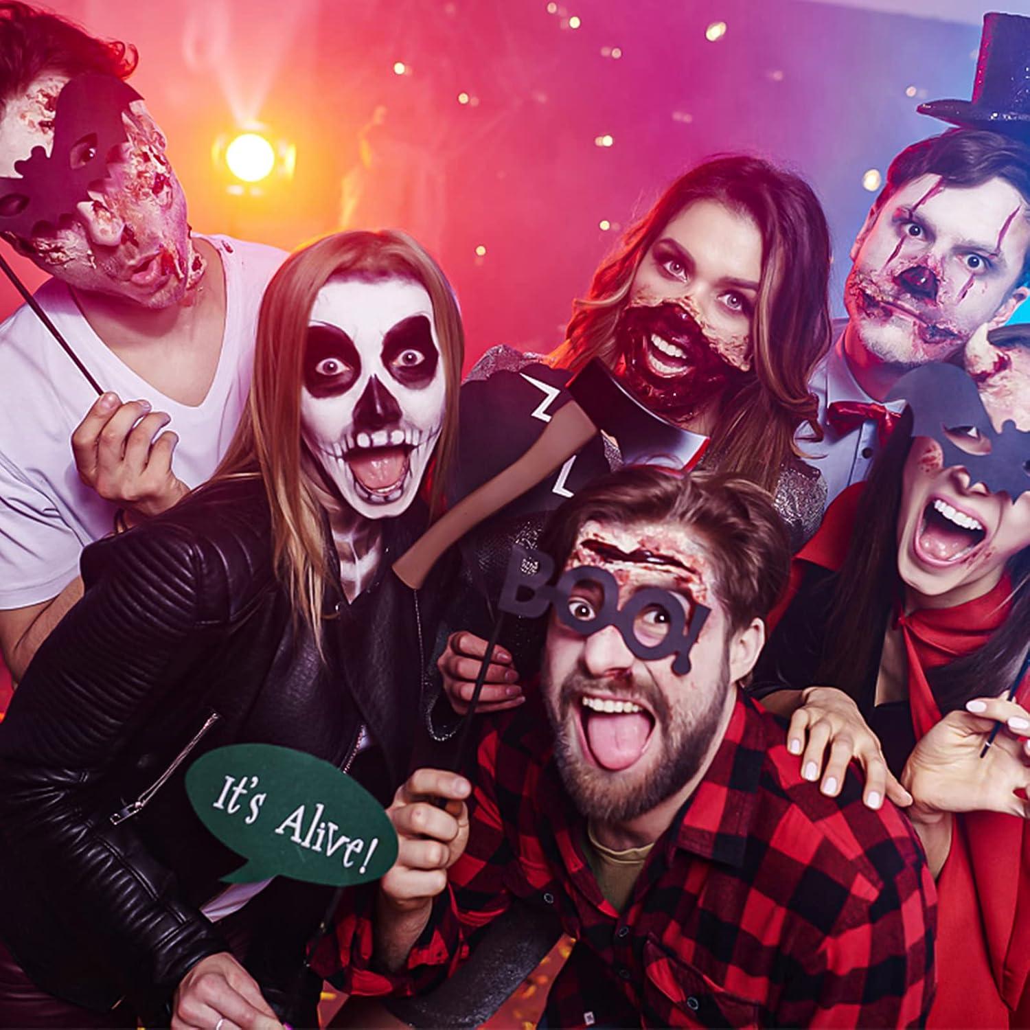Professionelles Halloween Make-up Set 60g, Wasserbasis Körperfarbe für Zombies
