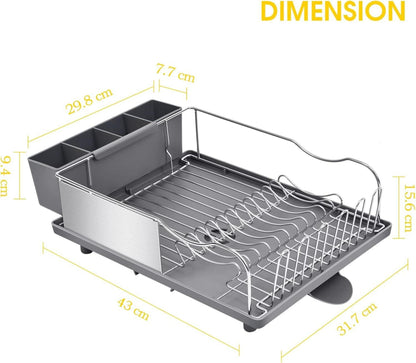 Abtropfgestell Edelstahl Geschirrabtropfgestell Anti-Rost