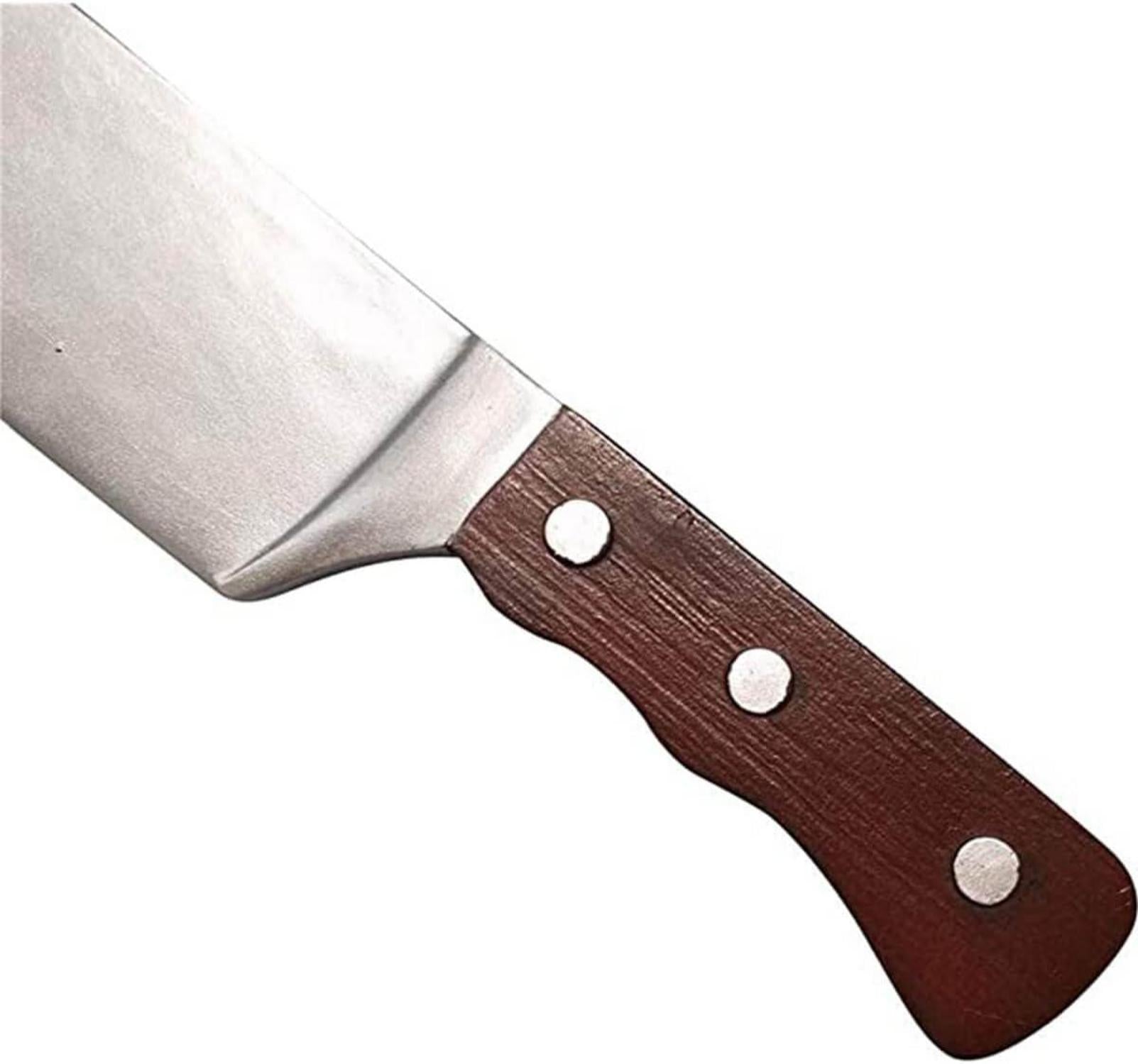Schaumstoffwaffe Halloween Metzgermesser Spielzeug Braun 32 cm