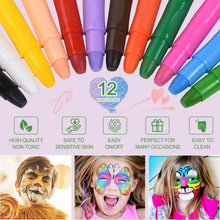 URAQT Kinderschminke-Set 12 Farben Waschbar