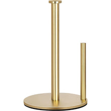 Küchenrollenhalter Stehend Gold Edelstahl für Arbeitsplatte
