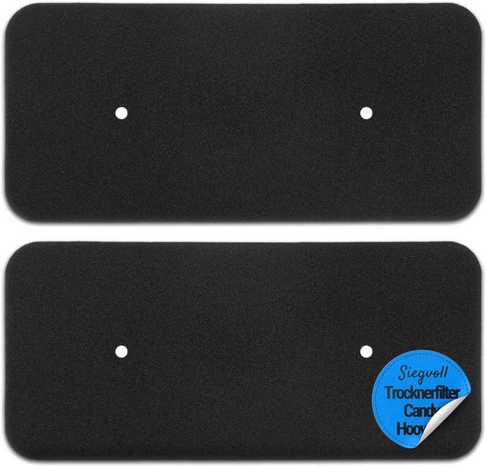 Trockner Filter Flusenfilter Wäschetrockner 2er-Set 275x125x10mm