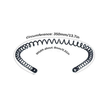 2er Pack Metall Stirnbänder Schwarz, Elastisch