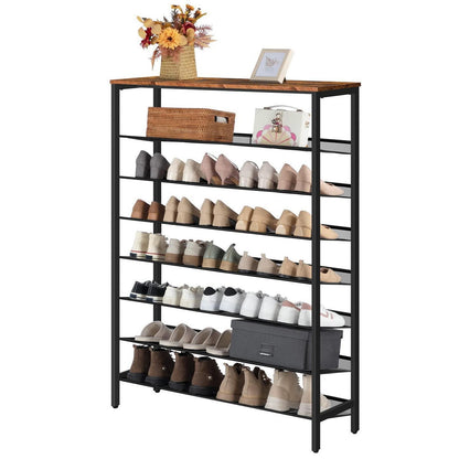 8-stöckiges Schuhregal – Schuhschrank für 32-40 Paar Schuhe
