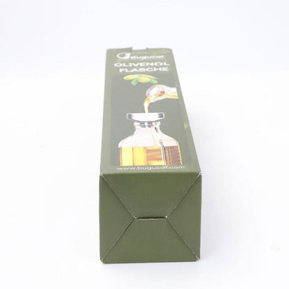 Bugucat 500ML Glas Essig Ölflasche Spender Tropffrei Kochen Salat