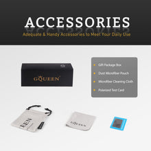 Polarisierte Sonnenbrille Herren Damen Rechteck Leicht Al-Mg-Legierung UV400
