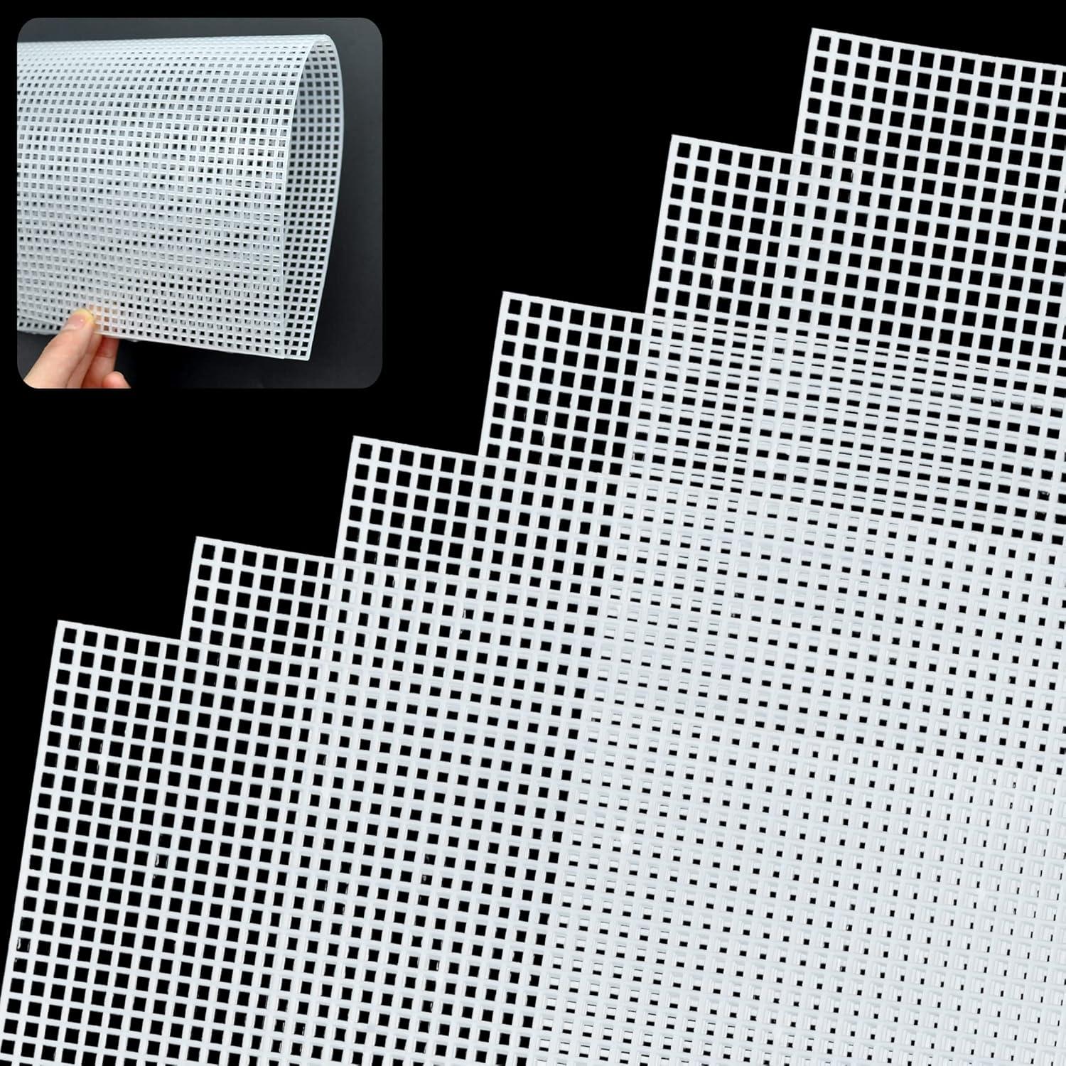 Plastic Canvas Sheets für Kunsthandwerk - 6 Stück 20 * 33 cm