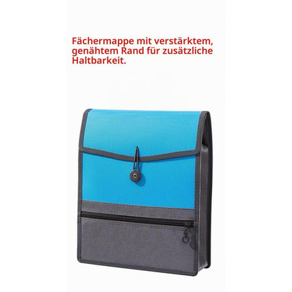 Erweiterbare Registermappe A4 – 4er Set Grün/Blau/Rot/Schwarz