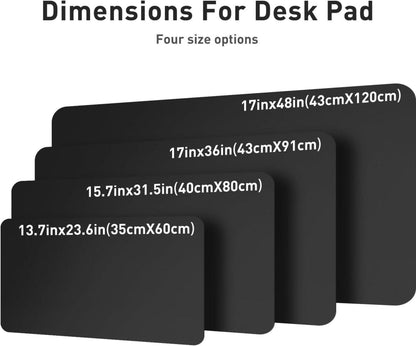Aothia Schreibtischunterlage Mousepad Leder Wildleder Büro Home
