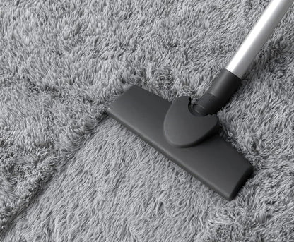Runder Hochflor Teppich Super weich Shaggy Fluffy Wohnzimmer Schlafzimmer