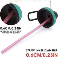 Silikon Strohhalm Set wiederverwendbar mit Reinigungsbürste