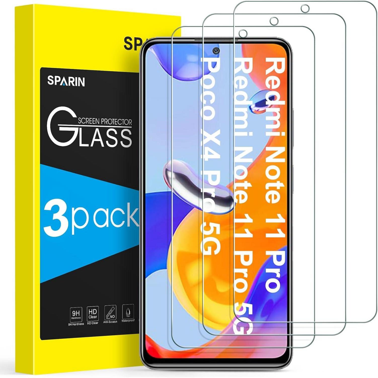 3 Stück Schutzfolie für Xiaomi Redmi Note 11 Pro 4G 5G POCO X4 Pro 5G