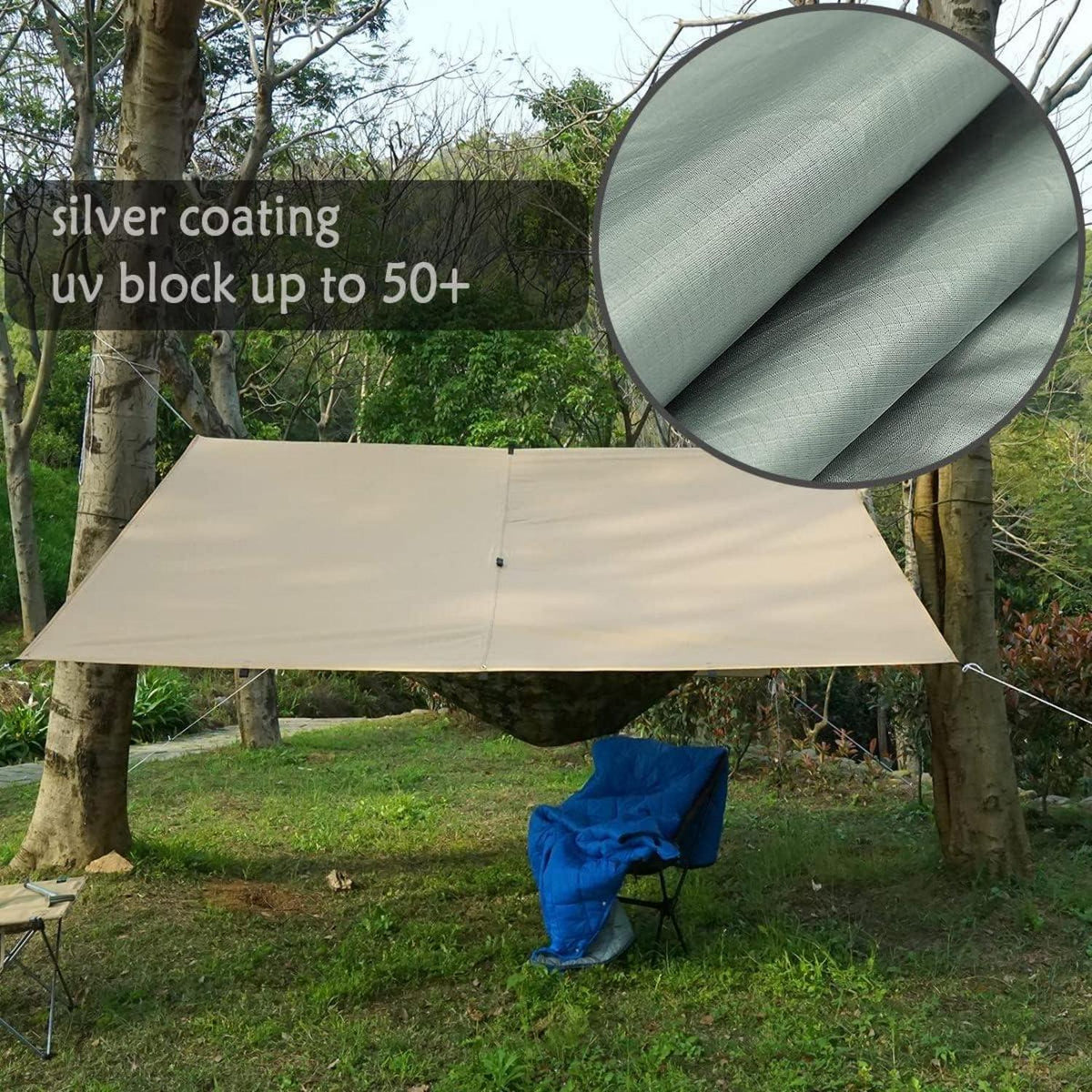 Ultraleichtes Wasserdichtes Tarp 3x4 Multifunktionales Sonnensegel