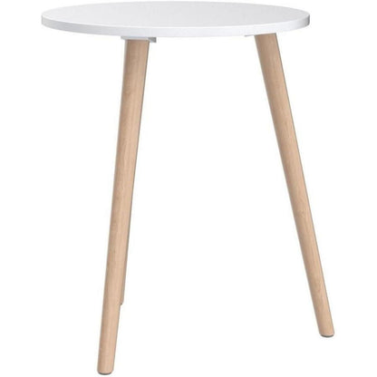 APICIZON Runder Beistelltisch Holz Ø 42 cm Skandinavischer