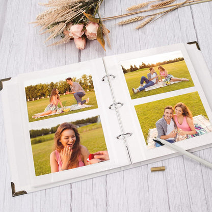 Fotoalbum Vienrose Selbstklebend 40 Seiten Hardcover DIY Scrapbook Hochzeit