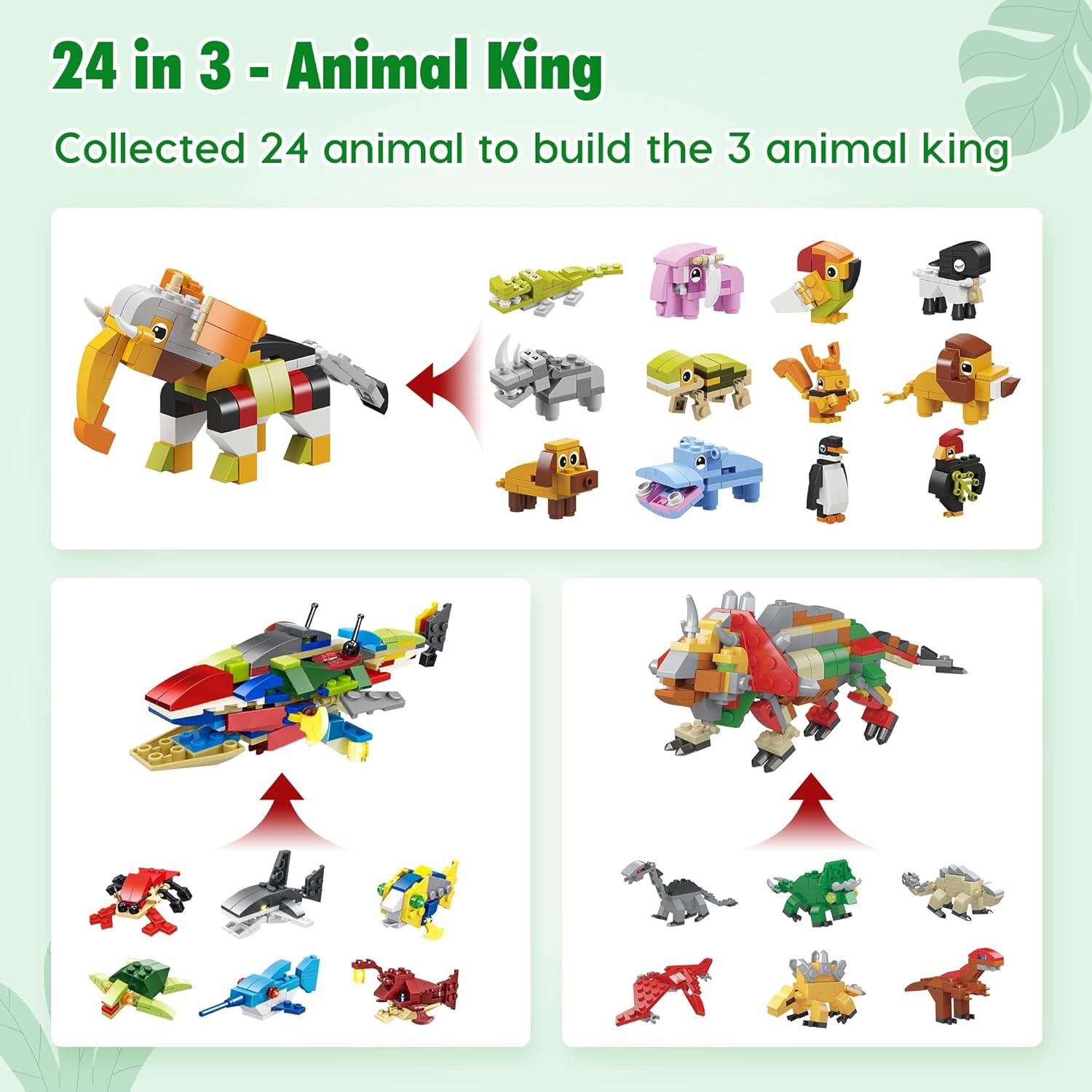 D-FantiX Adventskalender 2024 für Kinder mit 24 Mini