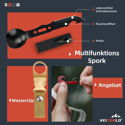 Survival Kit Geschenk für Männer Outdoor Ausrüstung Camping