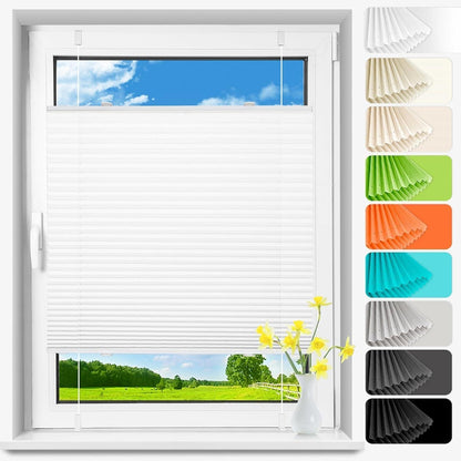 rollos für ohne bohren jalousien Plissee Klemmfix 35x100cm