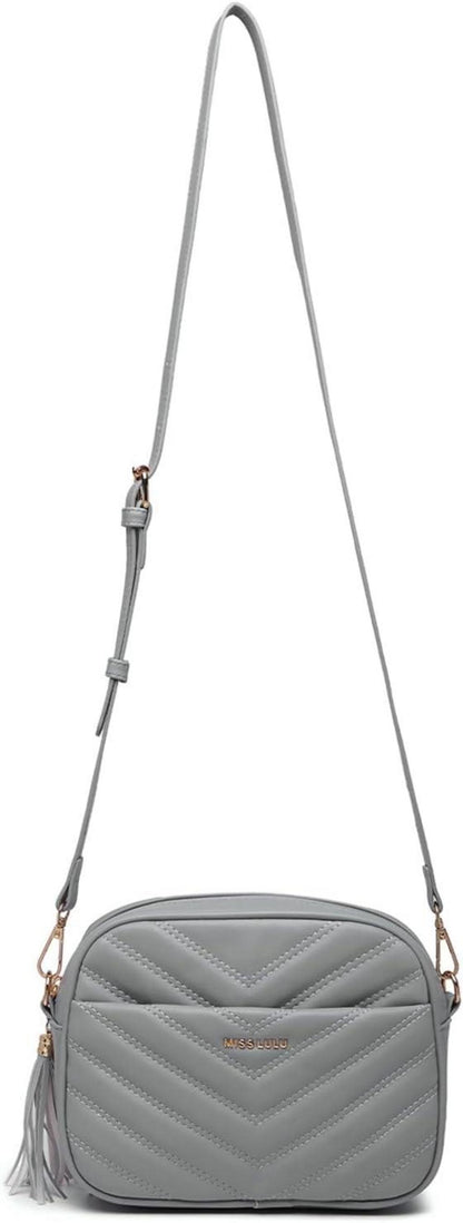 Miss Lulu Umhängetasche Damen Crossbody Bag Goldene Hardware