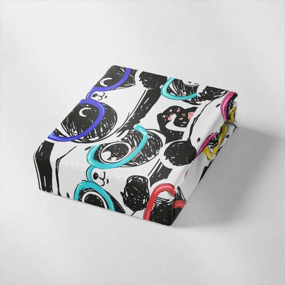 Panda Bettwäsche Set 200x220cm mit 2 Kissenbezügen – Niedliches Tiermuster
