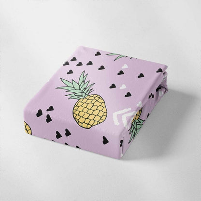 Ananas Bettwäsche Set 155x220cm – Tropical Bettwäsche für Kinder