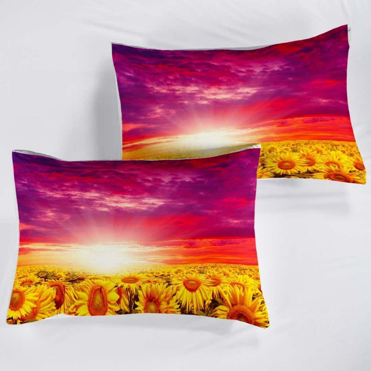 Sonnenblumen Bettwäsche Set 200x200cm Kinderzimmer Bettbezug