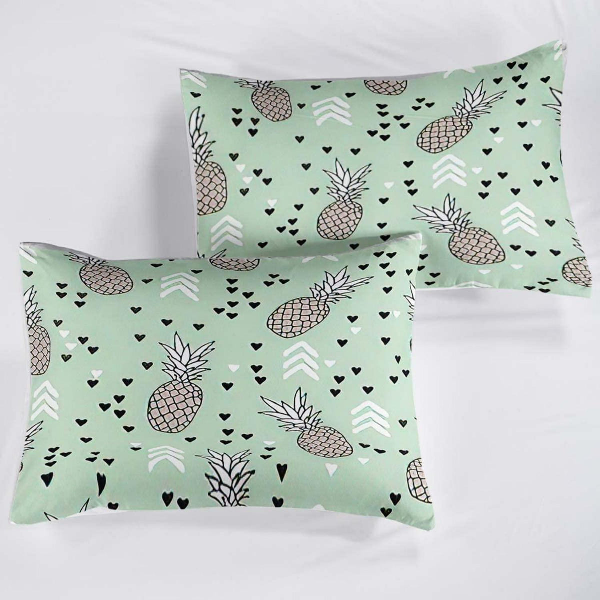 Ananas Bettwäsche Set 155x220cm – Tropical Bettwäsche für Kinder