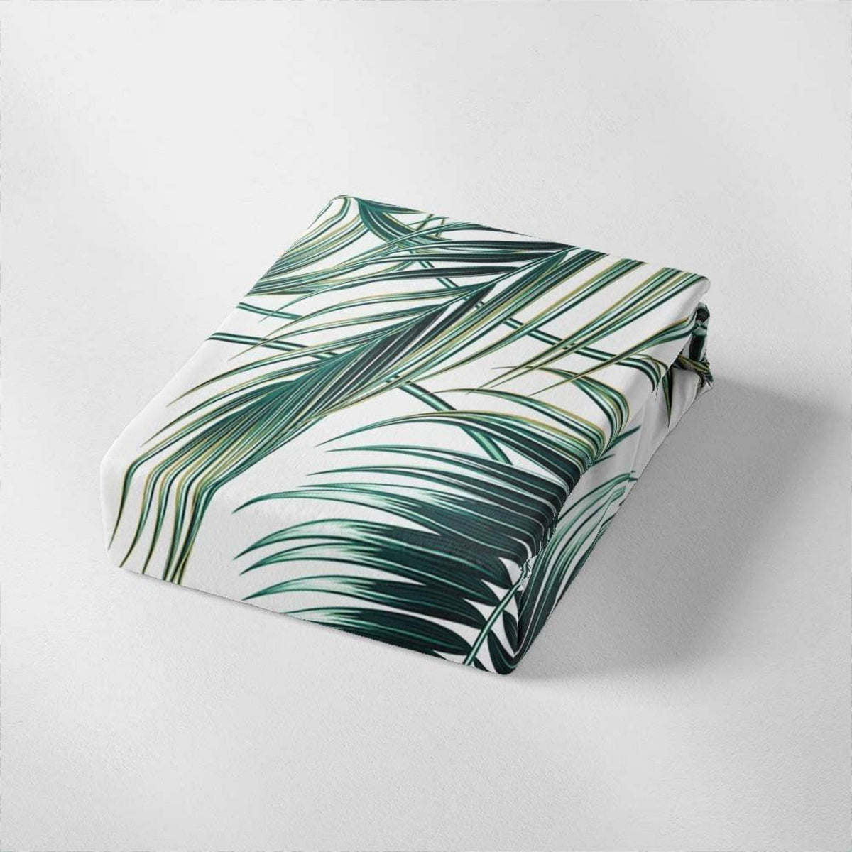 Grüne Bettwäsche Set 200x200cm – Tropische Blätter & Mikrofaser
